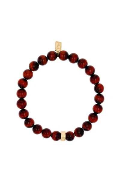 Mr Lowe By Sheryl Lowe Mr Lowe Bead Bracelet With Plain Rondelle