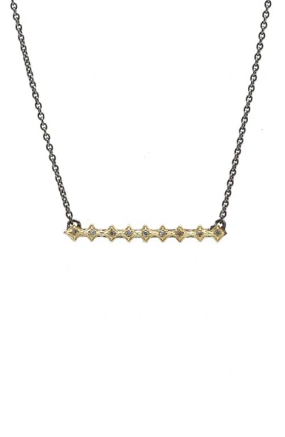 Armenta Old World Crivelli Bar Pendant Necklace