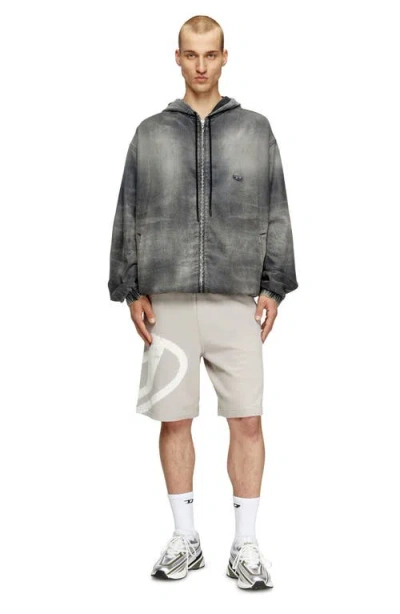 Diesel ® P-crow-bleach Sweat Shorts