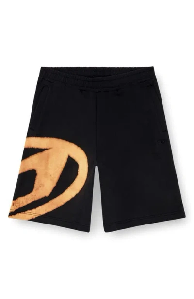 Diesel ® P-crow-bleach Sweat Shorts