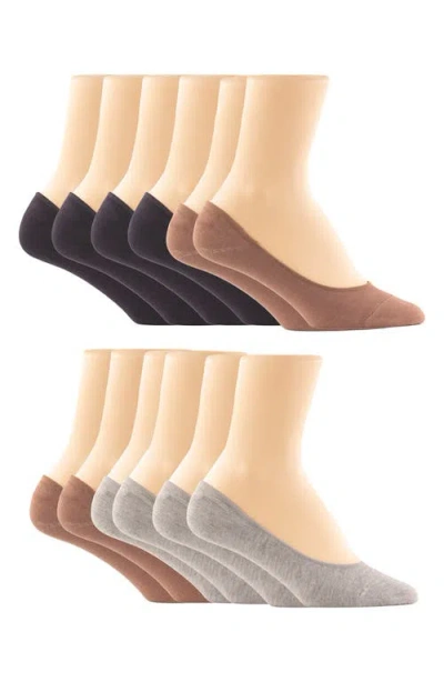 Felina Assorted 6-pack Liner Socks