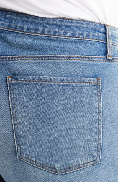 Kut From The Kloth Sienna Cuffed High Waist Wide Leg Jeans In Blue