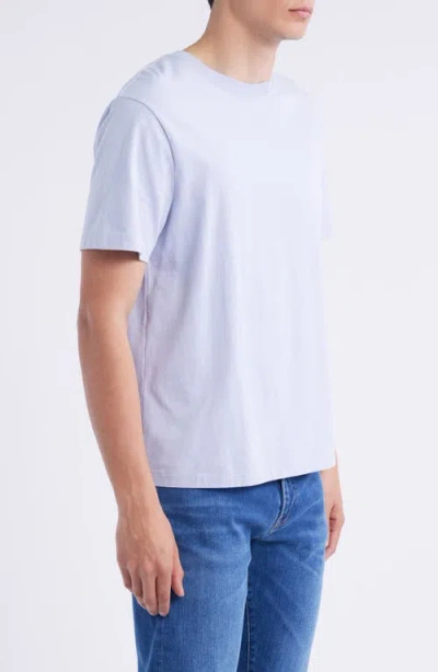 Frame Cotton Jersey T-shirt In Blue