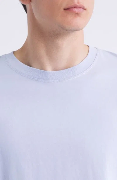 Frame Cotton Jersey T-shirt In Blue