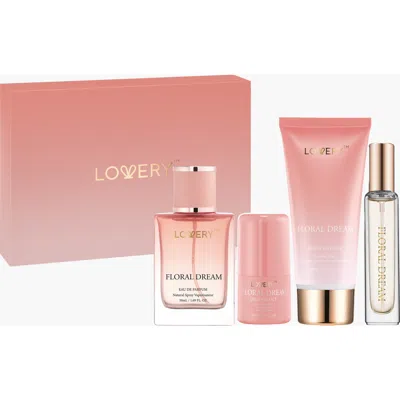 Lovery Floral Dream 5-piece Gift Set With Eau De Parfum, Deodorant, Lotion & Cologne