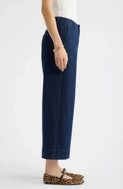 Caslonr Caslon(r) Wide Leg Crop Jeans