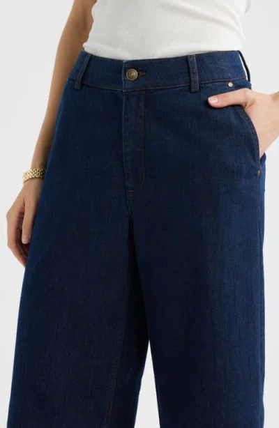 Caslonr Caslon(r) Wide Leg Crop Jeans