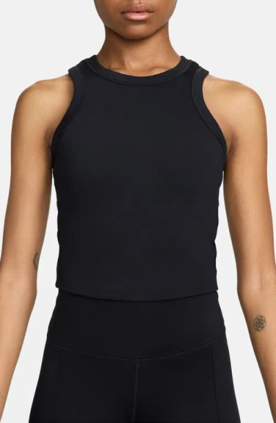 Nike One Fitted Dri-fit Cropped Tank Top