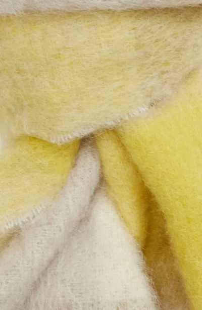 Acne Studios Vally Plaid Alpaca, Wool & Mohair Blend Scarf