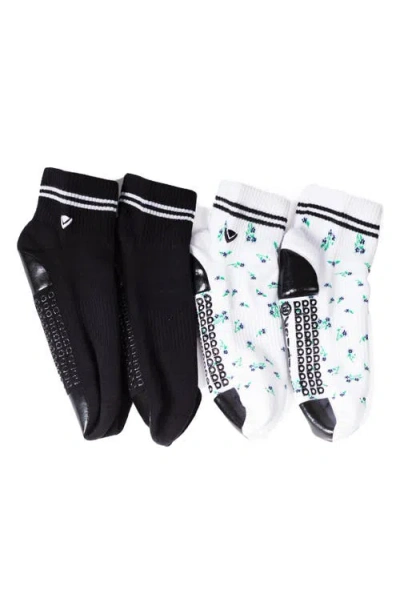 Arebesk Assorted 2-pack Gripper Ankle Socks