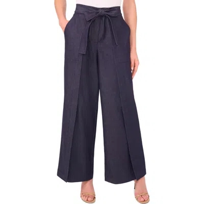 Cece Wide Leg Pant In Blue