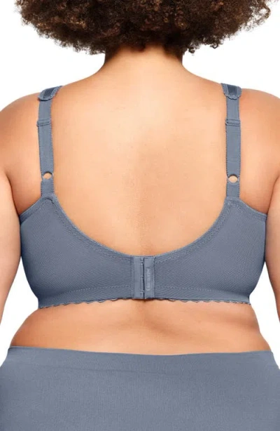 Glamorise Women's Full Figure Plus Size Magiclift Original Wirefree Support Bra 1000 In Gray