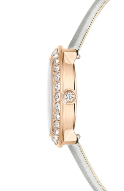 Swarovski Matrix Tennis Watch In Gray