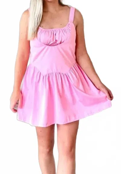Tcec Free Style Athletic Romper In Bubblegum
