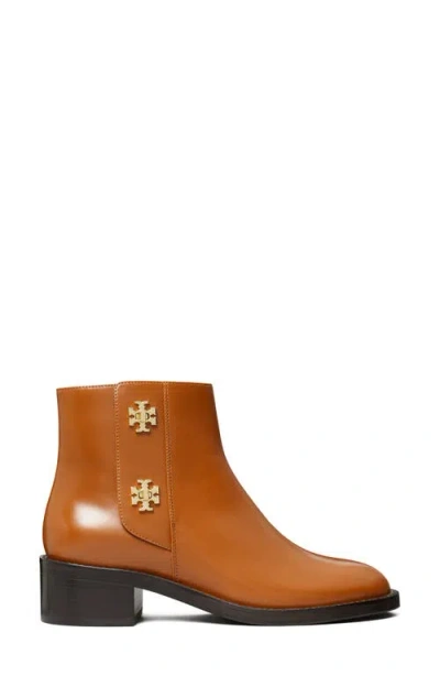 Tory Burch Turnlock Ankle Bootie In Brown