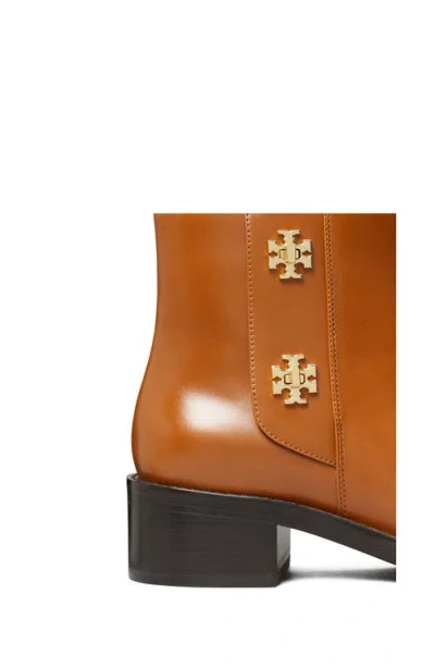 Tory Burch Turnlock Ankle Bootie In Brown