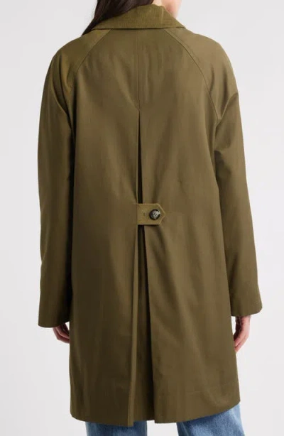 Sam Edelman Mac Single Breasted Coat In Green