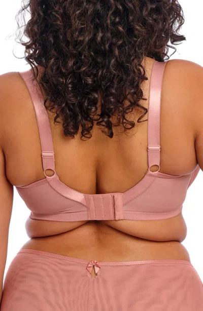Elomi Teagan Padded Underwire Half Cup Bra In Pink