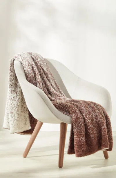 Nordstrom Reversible Eyelash Throw Blanket In Red