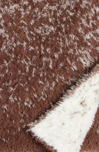 Nordstrom Reversible Eyelash Throw Blanket In Red