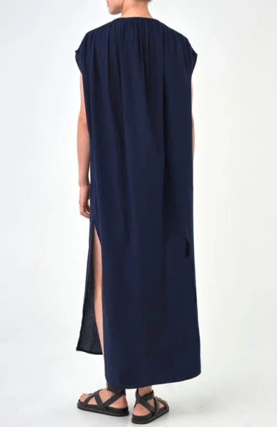 Ocean + Main Ocean+main Sleeveless Maxi Tunic