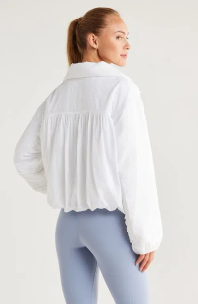 Zella Elevate Insulated Jacket In White