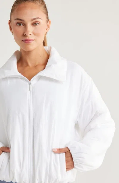 Zella Elevate Insulated Jacket In White