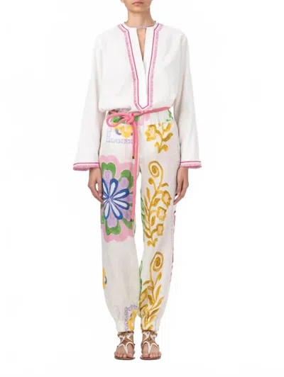 Silvia Tcherassi Anisa Blouse In White In White
