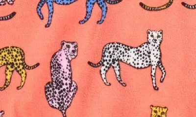 Honeydew Kids' Snuggle Up Print Lounge Sweatshirt & Joggers Set In Orange