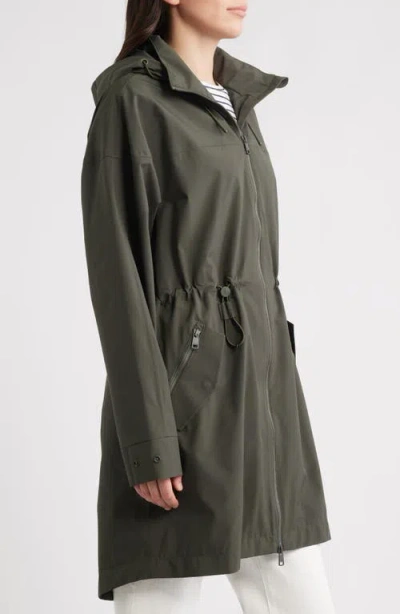 Lole Piper 2.0 Hooded Water Repellent Raincoat In Green