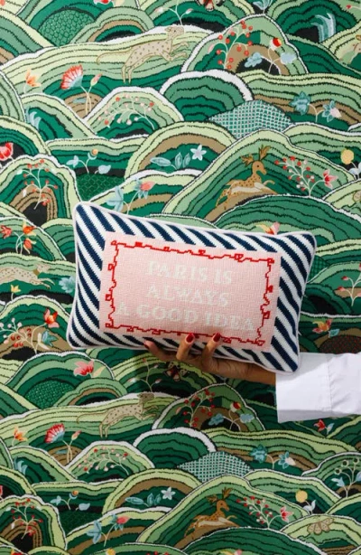Furbish Paris Needlepoint Pillow In Multi
