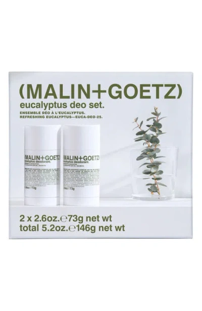 Malin + Goetz Malin+goetz Eucalyptus Deodorant Duo $48 Value