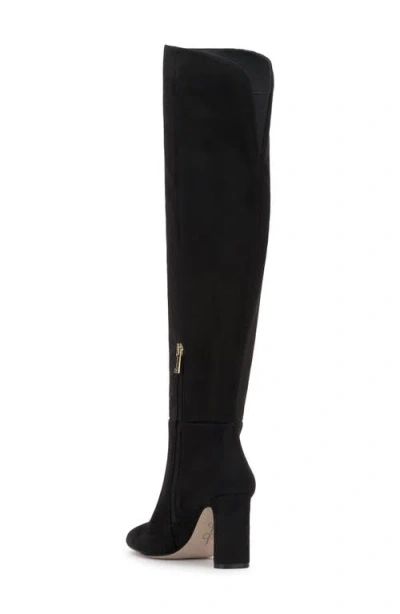 Jessica Simpson Sussta Leopard Print Tall Boot In Black