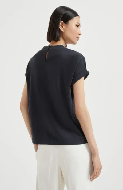 Brunello Cucinelli T-shirt With Precious Faux Layering