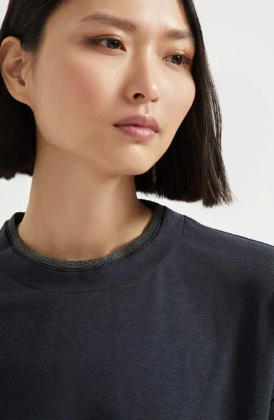 Brunello Cucinelli T-shirt With Precious Faux Layering
