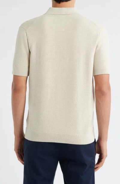 Theory Soris Cotton Polo In Neutral