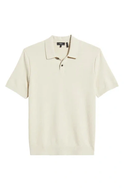 Theory Soris Cotton Polo In Neutral