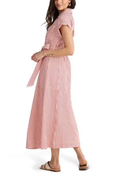 Brave + True Brave+true Portia Directional Stripe Maxi Shirtdress
