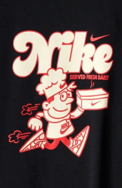 Nike Kids' Served Fresh Graphic T-shirt In Black