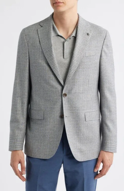 Jack Victor Midland Check Sport Coat In Gray