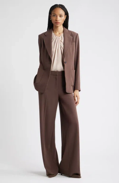 Nordstrom Twist Front Satin Top In Neutral