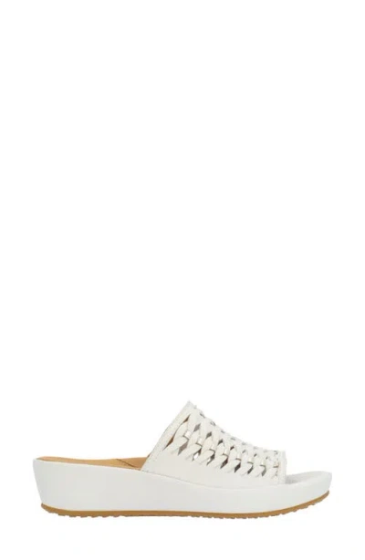 L'amour Des Pieds Cyra Platform Wedge Slide Sandal