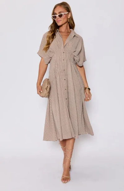 Vici Collection Jessica Gingham Shirtdress