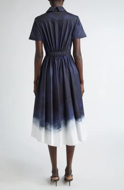 Jason Wu Collection Brushed Stretch Cotton Canvas Midi Dress