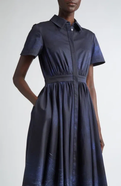 Jason Wu Collection Brushed Stretch Cotton Canvas Midi Dress