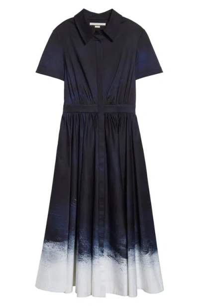 Jason Wu Collection Brushed Stretch Cotton Canvas Midi Dress