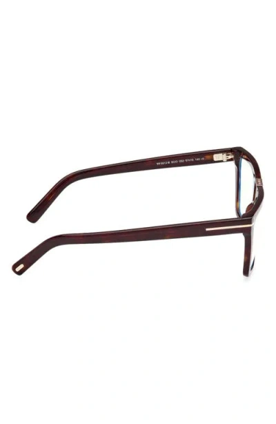 Tom Ford 57mm Square Blue Light Blocking Glasses