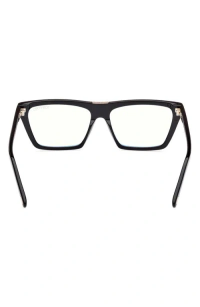 Tom Ford 57mm Square Blue Light Blocking Glasses