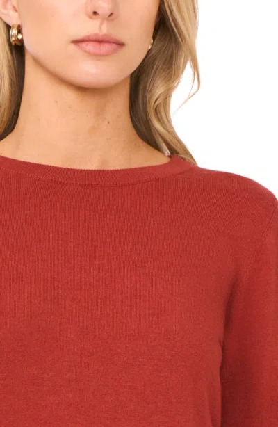 Halogenr Halogen(r) Button Cuff Crewneck Sweater