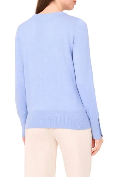Halogenr Halogen(r) Button Cuff Crewneck Sweater